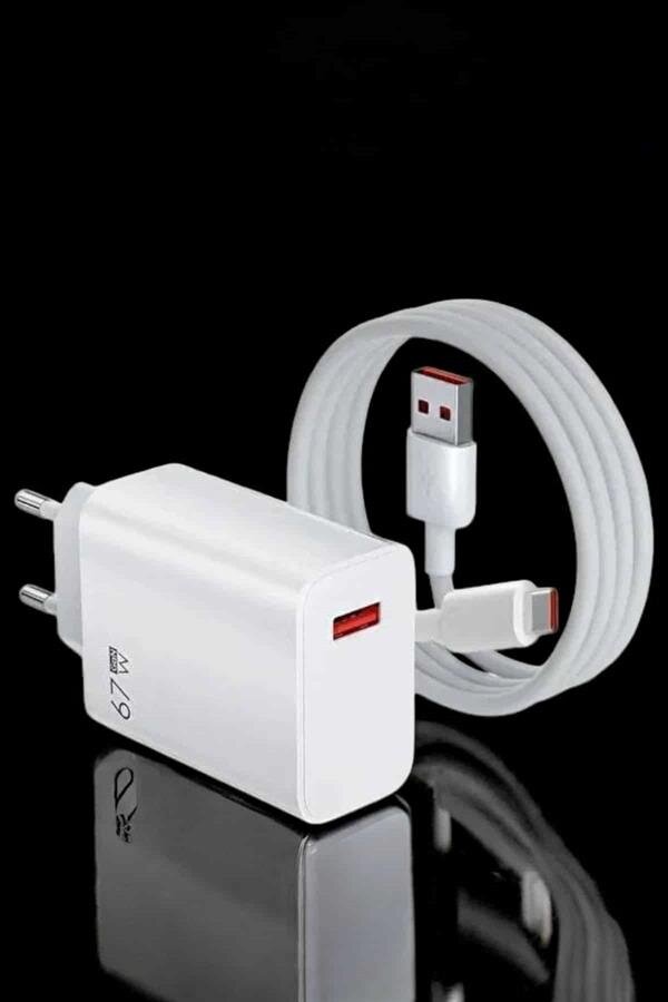 Şarj Aleti Turbo Hızlı 67W Type-C Hızlı Şarj 1 Şarj Aleti Turbo Hızlı 67W Type-C Hızlı Şarj