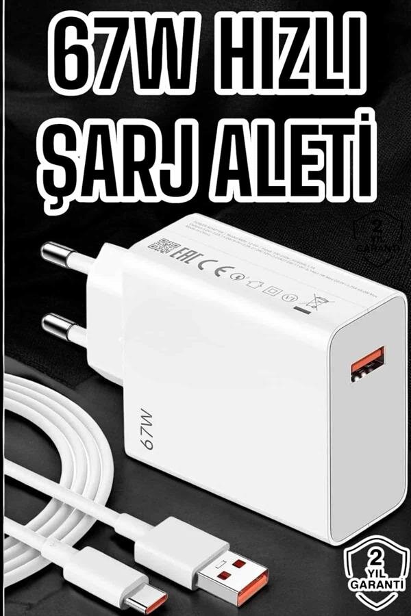 67W Şarj Aleti Turbo Hızlı Type-C Şarj 2 67W Şarj Aleti Turbo Hızlı Type-C Şarj - Görsel 2