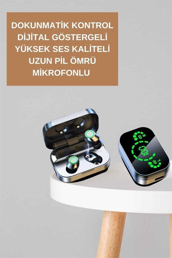 Dokunmatik Akıllı Saat Yeni Nesil Kulaklık Kampanyası Bluetooth Bağlantılı ANC Özelliği 4 Dokunmatik Akıllı Saat Yeni Nesil Kulaklık Kampanyası Bluetooth Bağlantılı ANC Özelliği - Görsel 4