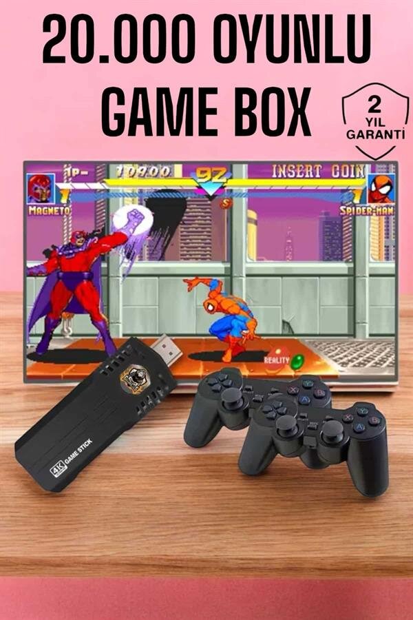 Game Box 20.000 Oyunlu 8K Ultra Oyun Konsolu 2 Game Box 20.000 Oyunlu 8K Ultra Oyun Konsolu - Görsel 2