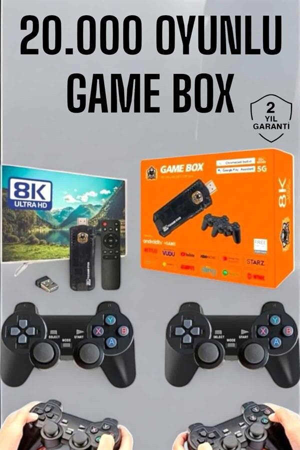 8K Premium 20.000 Oyunlu Gamebox TV Uyumlu 2 8K Premium 20.000 Oyunlu Gamebox TV Uyumlu - Görsel 2
