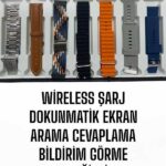 Akıllı Saat 7 Kordonlu Yeni Nesil Arama Cevaplayan Çok Fonksiyonlu