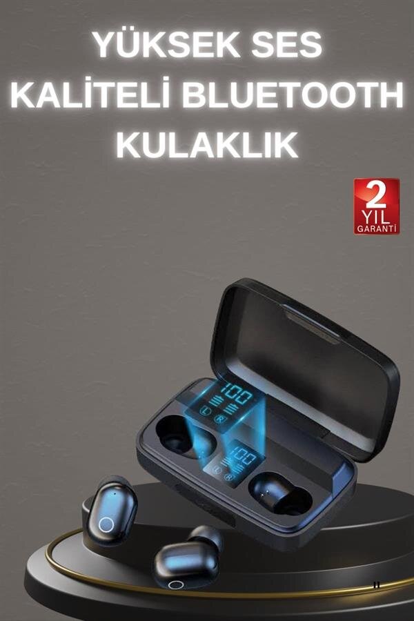 Yeni Nesil TWS Kablosuz Kulaklık Güçlü Batarya Yüksek Kalite Bluetooth 5.0 ANC Özelliği 2 Yeni Nesil TWS Kablosuz Kulaklık Güçlü Batarya Yüksek Kalite Bluetooth 5.0 ANC Özelliği - Görsel 2