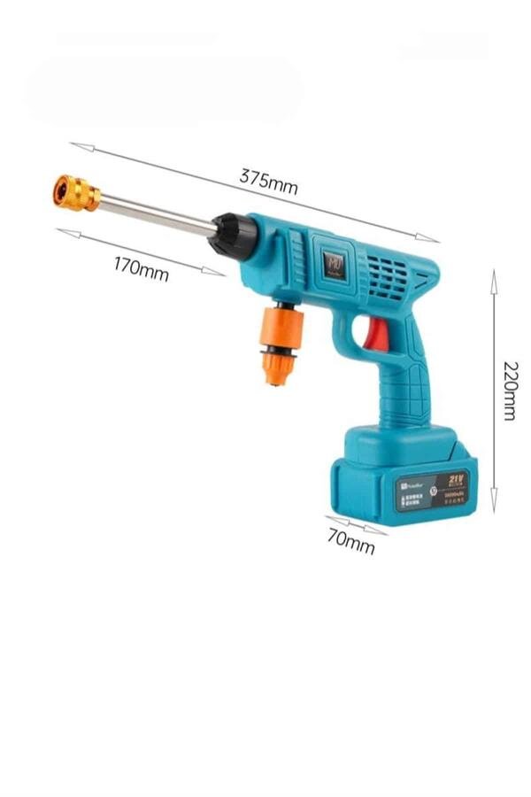 Şarjlı Ve Yüksek Basınçlı Oto Yıkama Makinesi Ve Sulama Tabancası Bahçe Yıkama Makinesi 3 Şarjlı Ve Yüksek Basınçlı Oto Yıkama Makinesi Ve Sulama Tabancası Bahçe Yıkama Makinesi - Görsel 3
