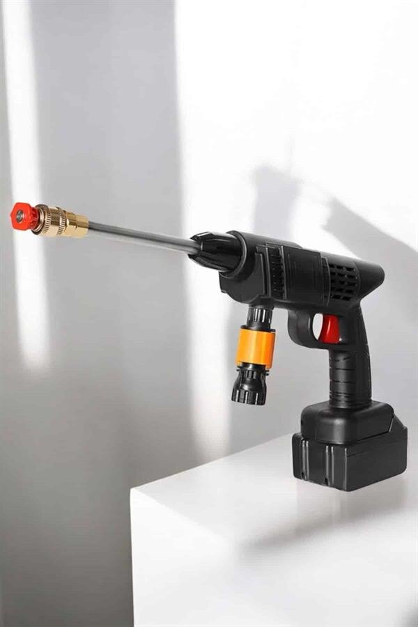 Bahçe ve Araba Yıkama Tabancası Su Basınçlı Hazneli Bataryalı Oto Yıkama 4 Bahçe ve Araba Yıkama Tabancası Su Basınçlı Hazneli Bataryalı Oto Yıkama - Görsel 4