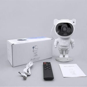 Çocuklara Özel Projeksiyon Astronot Lamba Speaker Sevimli