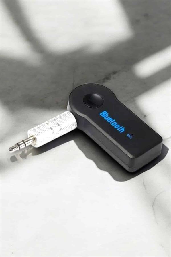 Kablosuz Bluetooth Aux Araç Kiti Siyah Hafıza Kartlı 3 Kablosuz Bluetooth Aux Araç Kiti Siyah Hafıza Kartlı - Görsel 3