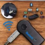 Tüm Araçlara Uyumlu Aux Car Bluetooth Kablosuz Araç Bağlantı Kiti