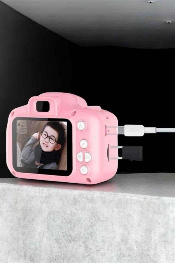 Çocuklara Özel Dijital Fotoğraf Makinesi Mini 1080P HD Kaliteli 3 Çocuklara Özel Dijital Fotoğraf Makinesi Mini 1080P HD Kaliteli - Görsel 3