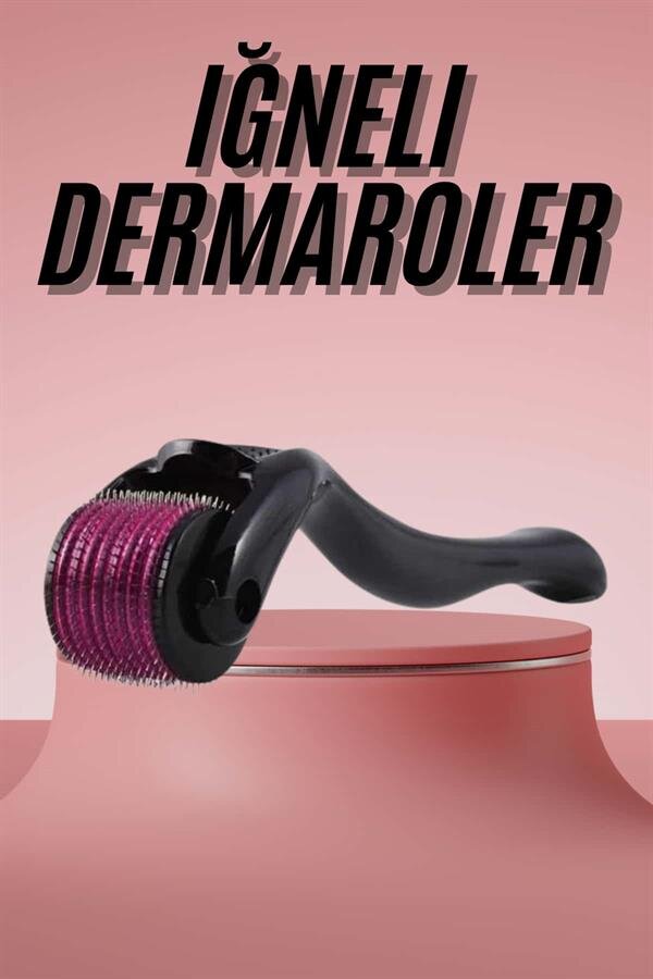 Derma Roller Titanyum Uçlu 540 İğneli 1 Mm Saç Sakal Çıkarma Ve Cilt Bakım Masaj Aleti 2 Derma Roller Titanyum Uçlu 540 İğneli 1 Mm Saç Sakal Çıkarma Ve Cilt Bakım Masaj Aleti - Görsel 2