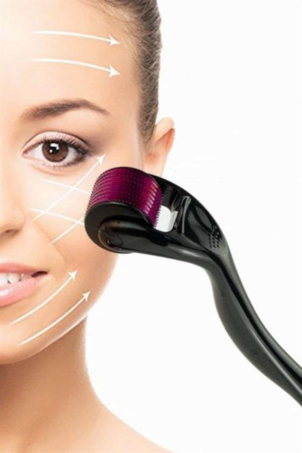 Derma Roller Titanyum Uçlu 540 İğneli 1 Mm Saç Sakal Çıkarma Ve Cilt Bakım Masaj Aleti 4 Derma Roller Titanyum Uçlu 540 İğneli 1 Mm Saç Sakal Çıkarma Ve Cilt Bakım Masaj Aleti - Görsel 4