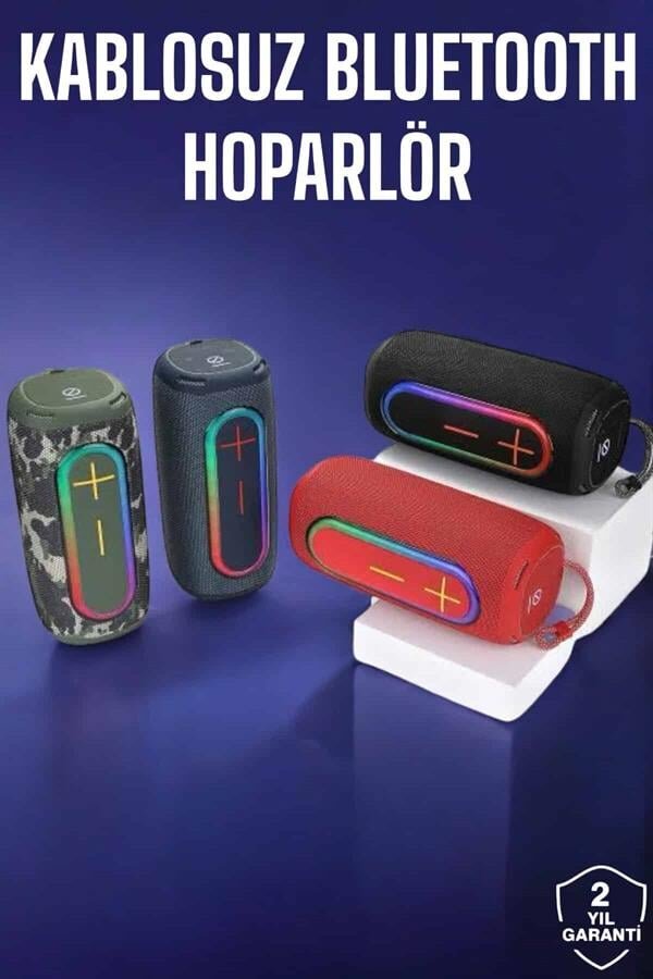 Kablosuz Bluetooth Hoparlör Taşınabilir 2 Kablosuz Bluetooth Hoparlör Taşınabilir - Görsel 2