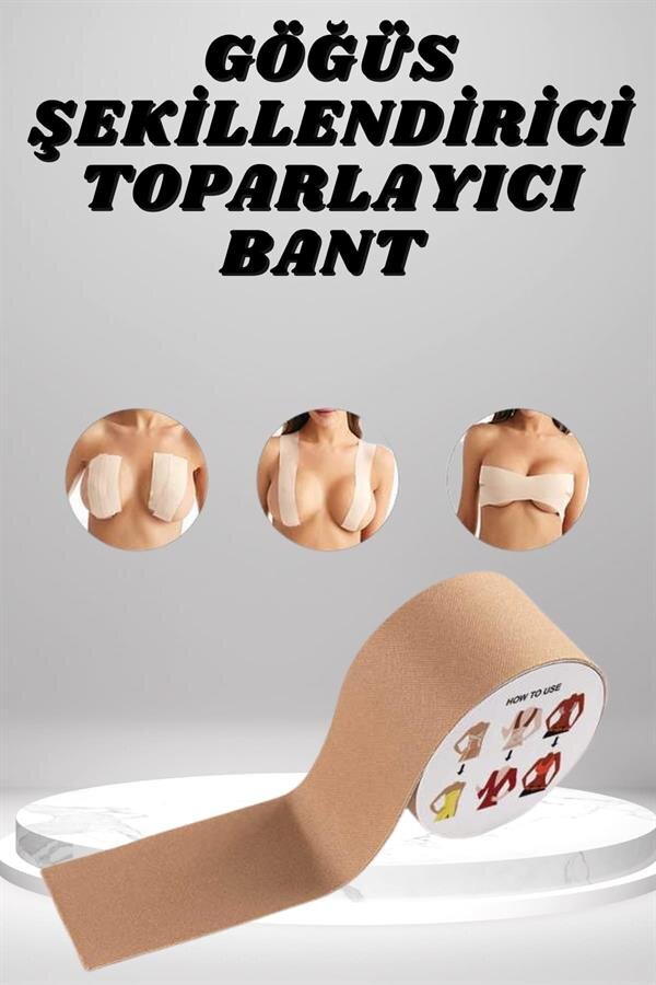 Toparlayıcı ve Şekillendirici Göğüs Bandı Tere ve Suya Dayanıklı Hassas Ciltlere Uygun 2 Toparlayıcı ve Şekillendirici Göğüs Bandı Tere ve Suya Dayanıklı Hassas Ciltlere Uygun - Görsel 2
