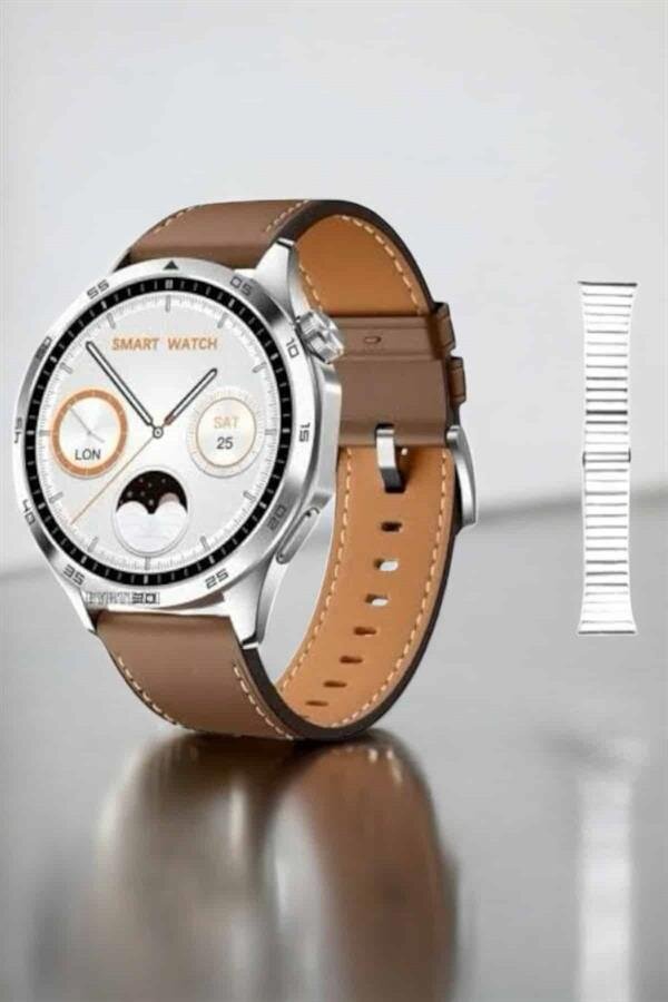 Akıllı Saat Titreşimli Pusula Nabız ve Tansiyon Ölçer NFC Uyumlu 4 Akıllı Saat Titreşimli Pusula Nabız ve Tansiyon Ölçer NFC Uyumlu - Görsel 4