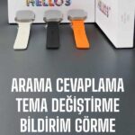 Akıllı Saat Yeni Nesil Sesli Asistan Uyku ve Sağlık Takibi Adımsayar