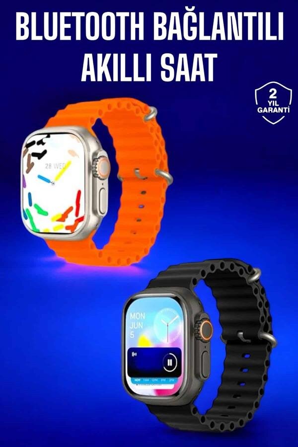Akıllı Saat Arama Cevaplayan Bildirim Görme Yeni Nesil Bluetooth Bağlantılı 2 Akıllı Saat Arama Cevaplayan Bildirim Görme Yeni Nesil Bluetooth Bağlantılı - Görsel 2