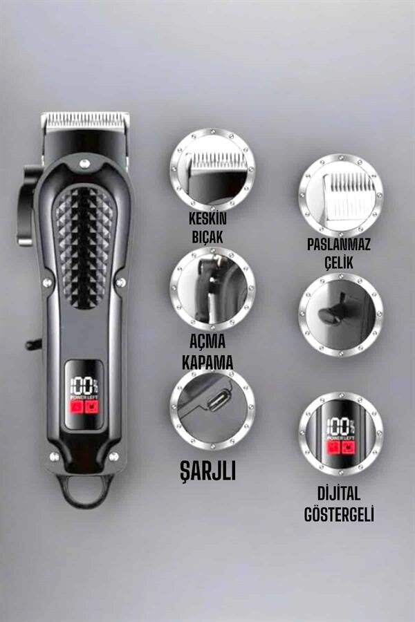 Tıraş Makinesi Taşınabilir Özel Kesim Paslanmaz Çelik Bıçaklı 4 Tıraş Makinesi Taşınabilir Özel Kesim Paslanmaz Çelik Bıçaklı - Görsel 4