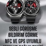 Akıllı Saat GPS VE NFC Özelliği Sesli Görüşme Dokunmstik Ekran