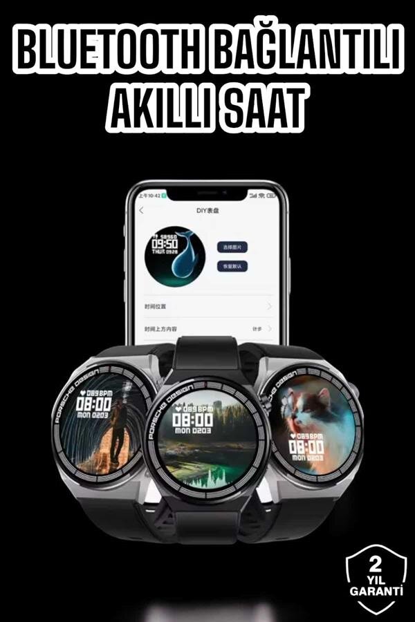 Akıllı Saat GPS VE NFC Özelliği Sesli Görüşme Dokunmstik Ekran 2 Akıllı Saat GPS VE NFC Özelliği Sesli Görüşme Dokunmstik Ekran - Görsel 2