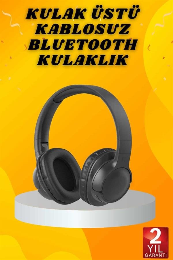 Kulak Üstü Bluetooth Kulaklık Ayarlanabiilir Uzun Pil Ömrü Kablosuz 5.0 Bluetooth 2 Kulak Üstü Bluetooth Kulaklık Ayarlanabiilir Uzun Pil Ömrü Kablosuz 5.0 Bluetooth - Görsel 2