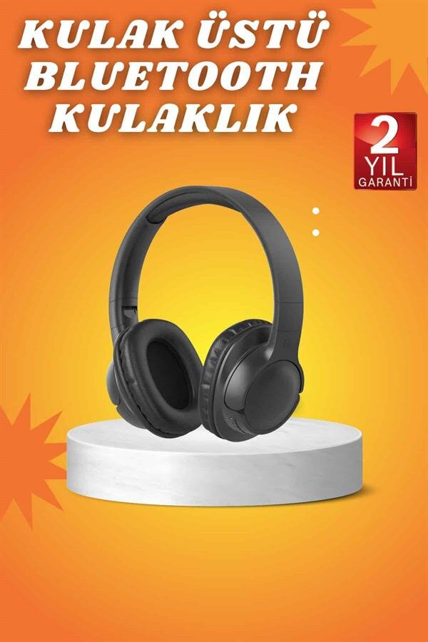 Kablosuz Bluetooth Kulaklık Kulak Üstü Mikrofonlu 5.0 Bluetooth ANC Özelliği 2 Kablosuz Bluetooth Kulaklık Kulak Üstü Mikrofonlu 5.0 Bluetooth ANC Özelliği - Görsel 2