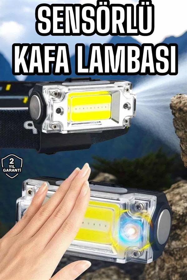 Şarjlı Kafa Feneri Suya Dayanıklı Ayarlanabilir Kamp Feneri 2 Şarjlı Kafa Feneri Suya Dayanıklı Ayarlanabilir Kamp Feneri - Görsel 2