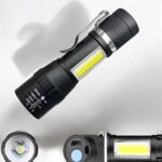 El Feneri Led USB Şarjlı Zoom Mini Led Işık Acil Durum Feneri
