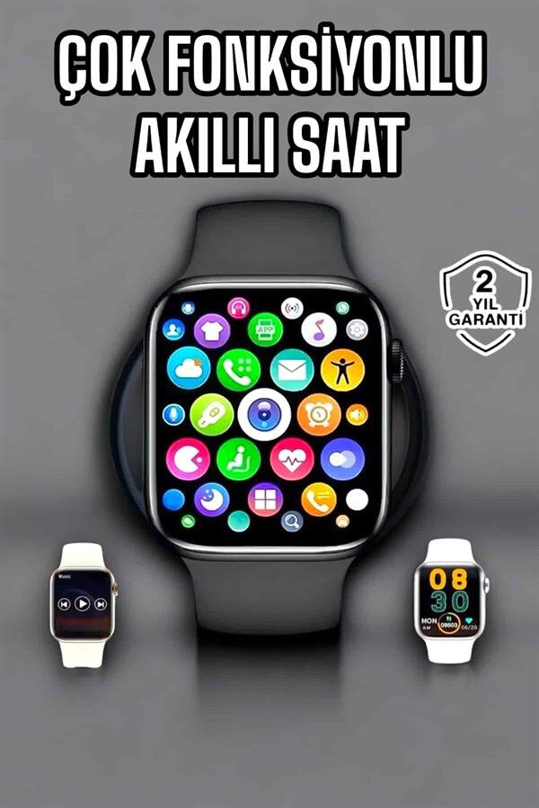 Akıllı Saat Amoled Ekran GPS ve Uyku Takibi Bluetooth Bağlantılı 2 Akıllı Saat Amoled Ekran GPS ve Uyku Takibi Bluetooth Bağlantılı - Görsel 2