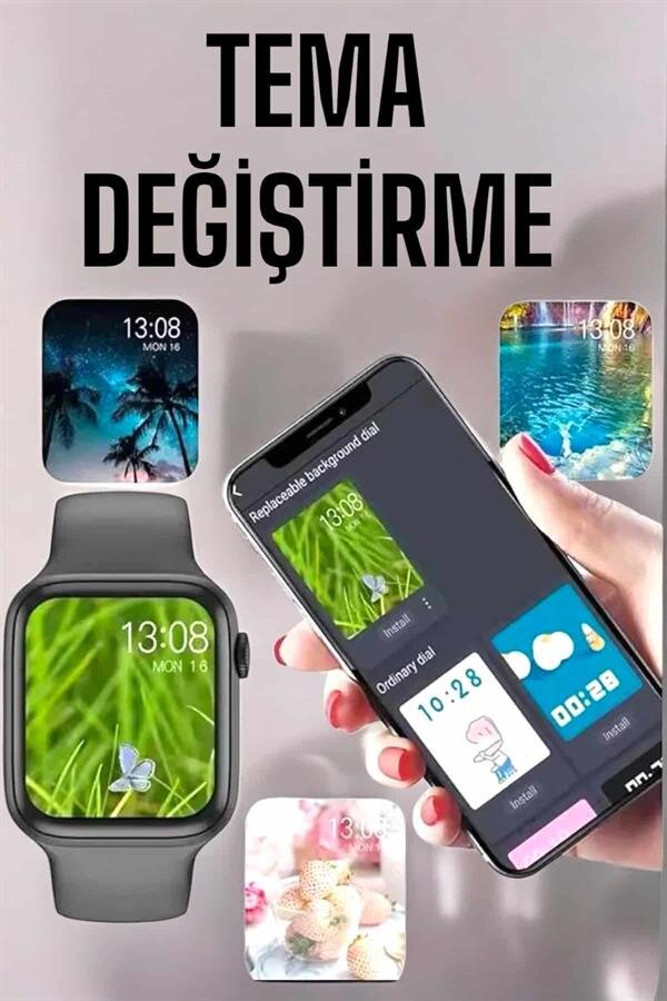 Akıllı Saat Amoled Ekran Yeni Nesil Bluetooth Bağlantılı 1 Akıllı Saat Amoled Ekran Yeni Nesil Bluetooth Bağlantılı