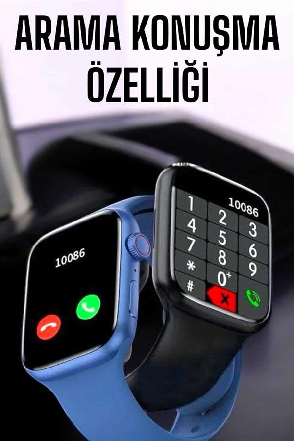 Akıllı Saat Amoled Ekran Yeni Nesil Bluetooth Bağlantılı 3 Akıllı Saat Amoled Ekran Yeni Nesil Bluetooth Bağlantılı - Görsel 3
