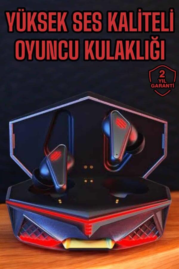 Yeni Nesil Oyuncu Kulaklığı Gürültü Önleyici Uzun Pil Ömrü Bluetooth Bağlantılı 2 Yeni Nesil Oyuncu Kulaklığı Gürültü Önleyici Uzun Pil Ömrü Bluetooth Bağlantılı - Görsel 2