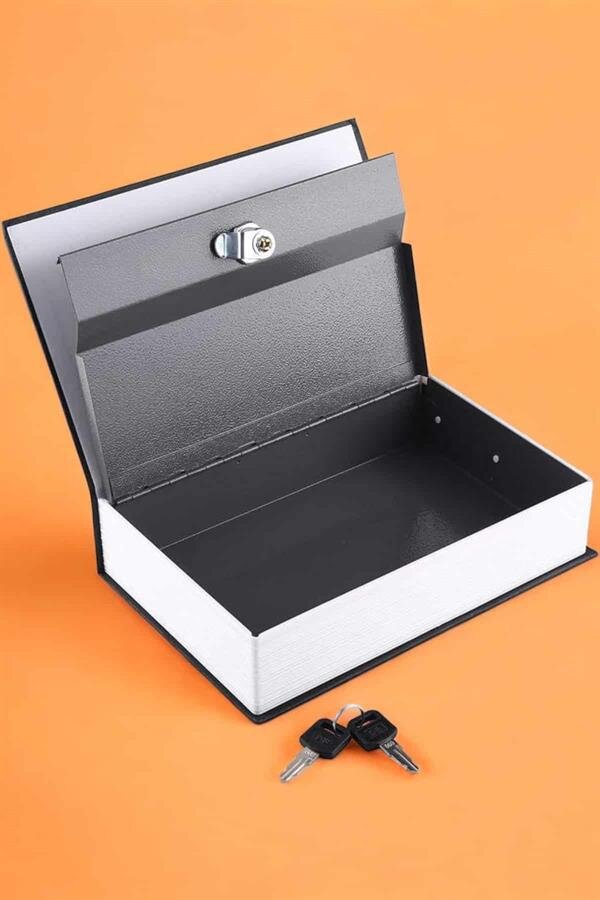 Gizli Kasa İngilizce Sözlüğü Kitap Görünümlü Anahtarlı Gizli Mini Çelik Kasa Kilitli 4 Gizli Kasa İngilizce Sözlüğü Kitap Görünümlü Anahtarlı Gizli Mini Çelik Kasa Kilitli - Görsel 4