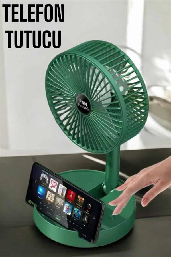 Soğutucu Vantilatör Telefon Standlı Mini Fan 1 Soğutucu Vantilatör Telefon Standlı Mini Fan