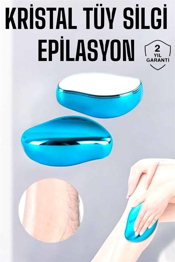 Epilasyon Aleti Bacaklar Kollar İçin Yıkanabilir Kristal Epilatör Tüy Silgi 2 Epilasyon Aleti Bacaklar Kollar İçin Yıkanabilir Kristal Epilatör Tüy Silgi - Görsel 2