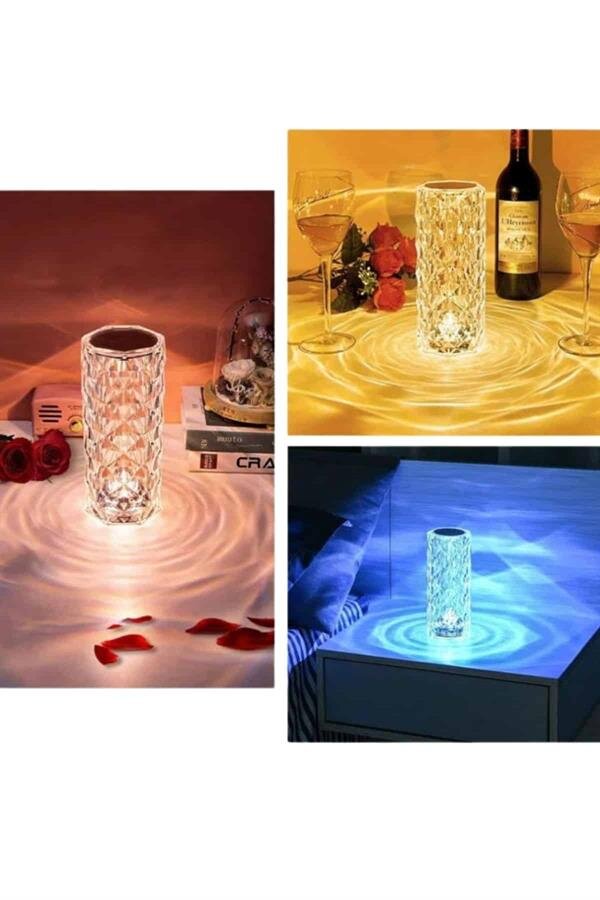 Sevgililer Günü İçin Hediye Kristal Lamba Sevgiliye Hediye USB Şarjlı Gece Lambası 3 Sevgililer Günü İçin Hediye Kristal Lamba Sevgiliye Hediye USB Şarjlı Gece Lambası - Görsel 3