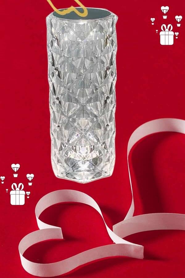 Sevgililer Günü İçin Hediye Kristal Lamba Sevgiliye Hediye USB Şarjlı Gece Lambası 1 Sevgililer Günü İçin Hediye Kristal Lamba Sevgiliye Hediye USB Şarjlı Gece Lambası