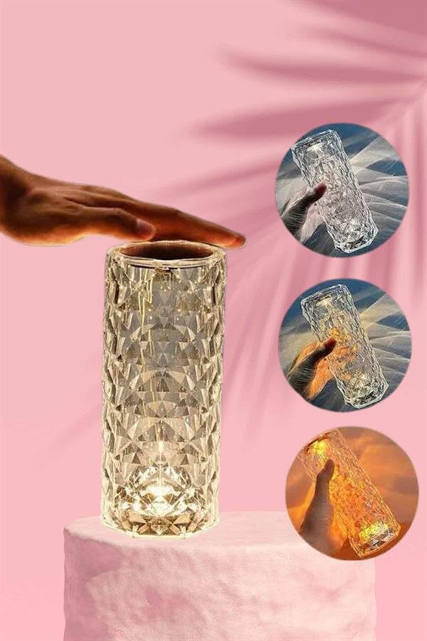 Sevgililer Gününe Özel Romantik Kristal Gece Lambası Sevgiliye Hediye 3 Sevgililer Gününe Özel Romantik Kristal Gece Lambası Sevgiliye Hediye - Görsel 3