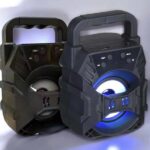 Taşınabilir Bluetooth Hoparlör Led Işıklı Uzun Pil Ömrü