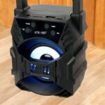 Işıklı Bluetooth Hoparlör Müzik ve Renkli Işık Taşınabiilir
