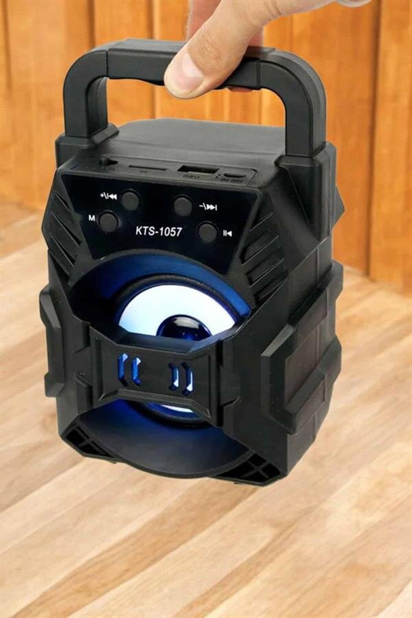 Işıklı Bluetooth Hoparlör Müzik ve Renkli Işık Taşınabiilir 1 Işıklı Bluetooth Hoparlör Müzik ve Renkli Işık Taşınabiilir