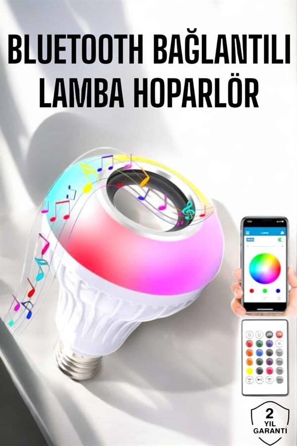 Lamba Led Hoparlör Dayanıklı ve Uzun Ömürlü Bluetooth Hoparlör 2 Lamba Led Hoparlör Dayanıklı ve Uzun Ömürlü Bluetooth Hoparlör - Görsel 2