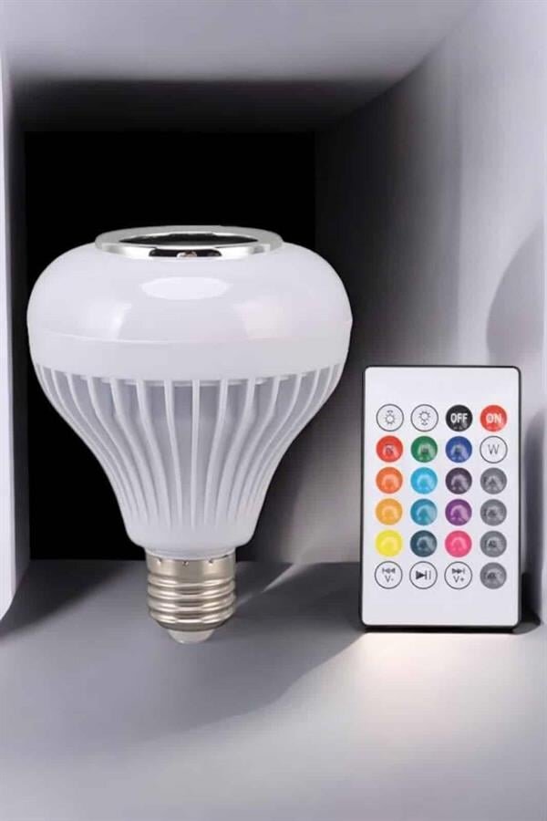 Lamba Led Hoparlör Dayanıklı ve Uzun Ömürlü Bluetooth Hoparlör 4 Lamba Led Hoparlör Dayanıklı ve Uzun Ömürlü Bluetooth Hoparlör - Görsel 4