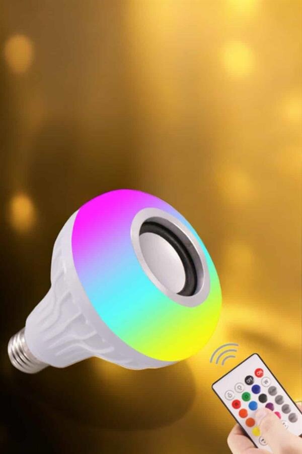 Lamba Led Hoparlör Dayanıklı ve Uzun Ömürlü Bluetooth Hoparlör 1 Lamba Led Hoparlör Dayanıklı ve Uzun Ömürlü Bluetooth Hoparlör