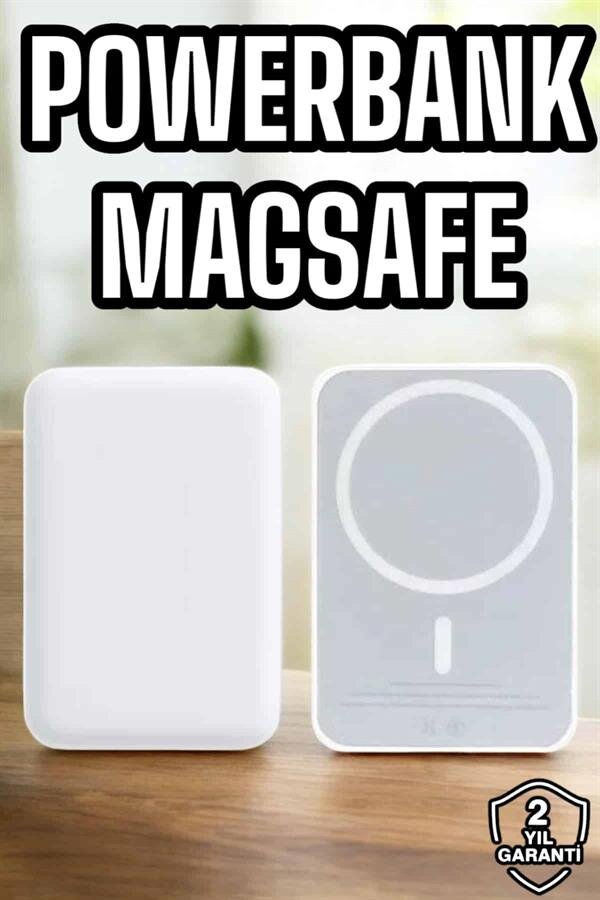 Magsafe Kablosuz Batarya Yüksek Performanslı Manyetik Tasarım Hızlı Şarj 2 Magsafe Kablosuz Batarya Yüksek Performanslı Manyetik Tasarım Hızlı Şarj - Görsel 2