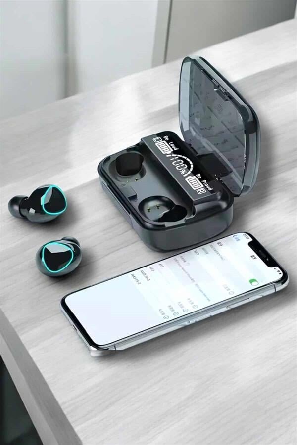 Bluetooth Bağlantılı Suya Dayanıklı, Uzun Pil Ömürlü Kablosuz Kulaklık 3 Bluetooth Bağlantılı Suya Dayanıklı, Uzun Pil Ömürlü Kablosuz Kulaklık - Görsel 3