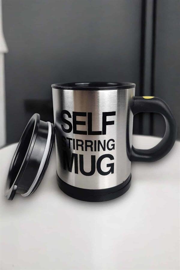Yazılı Mug Kupa Karıştırıcı Özelliği Ve Paslanmaz Çelik 3 Yazılı Mug Kupa Karıştırıcı Özelliği Ve Paslanmaz Çelik - Görsel 3