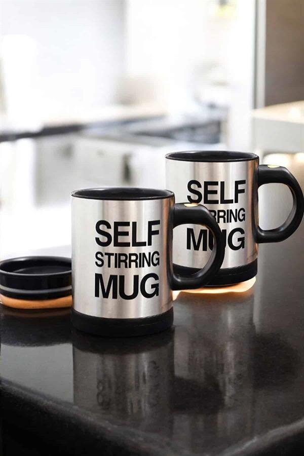 Yazılı Mug Kupa Karıştırıcı Özelliği Ve Paslanmaz Çelik 1 Yazılı Mug Kupa Karıştırıcı Özelliği Ve Paslanmaz Çelik