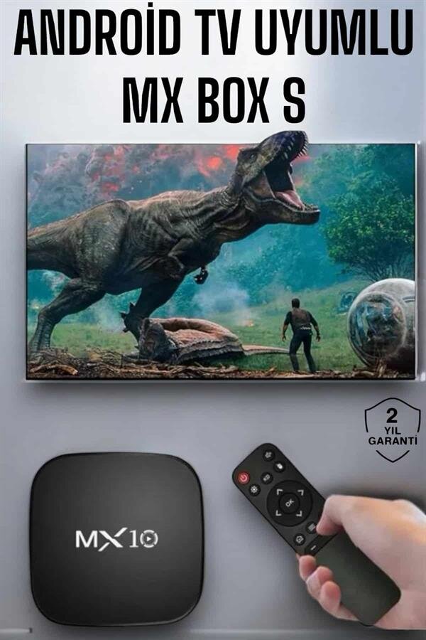 4K TV Uyumlu HD Çözünürlüklü Mx Box S 8 GB 2 4K TV Uyumlu HD Çözünürlüklü Mx Box S 8 GB - Görsel 2