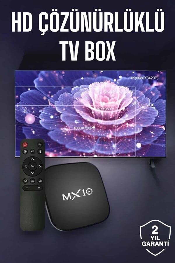 TV Box Android Uyumlu 4 Çekirdekli WİFİ Bağlantılı 4K 2 TV Box Android Uyumlu 4 Çekirdekli WİFİ Bağlantılı 4K - Görsel 2