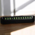 Araç İçi Numaratör Numaralık Torpido Üstü Açılır Kapanır Telefon Numarası Bırakma